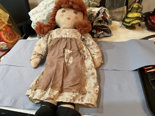 Vintage rag doll soft toy - vintage,