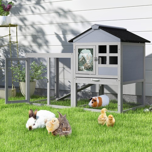 Tier rabbit hutch - 2-tier,