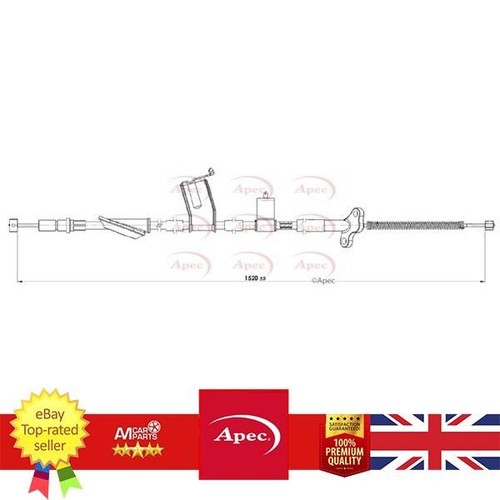 Hand brake cable for honda - hand,