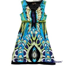 Fenn Wright Manson Multicolor Ladies Geometric Career Sleeveless Dress, 6