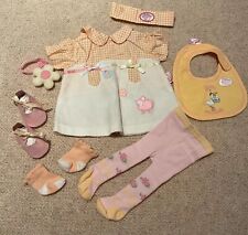 ?BABY ANNABELL DOLLS VINTAGE CLOTHES, SHOES, SOCKS, BUNDLE .FIT 18” ? BY ZAPF