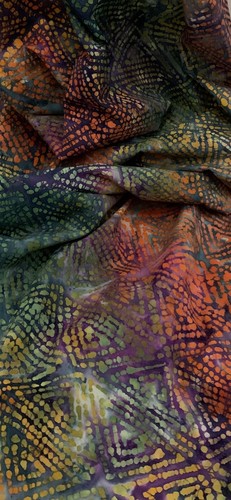 Multicoloured triangles batik - triangles,