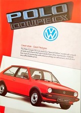 Volkswagen Polo Coupe CX Brochure 1984