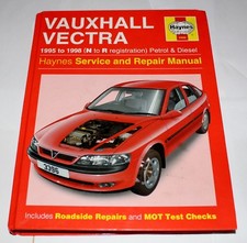 HAYNES MANUAL 3396 VAUXHALL VECTRA 1995 TO 1998 (GREAT CONDITION)!!!