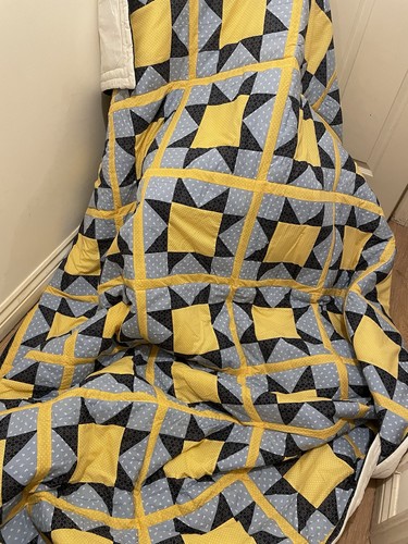 Vintage style patchwork quilt - vintage,