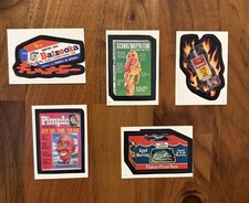 1986 TOPPS WACKY PACKS MINI ALBUM STICKER 5 CARDS NM/MNT - 27/33/42/73/76