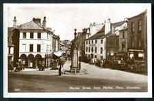 ULVERSTON, Cumberland. Market Street from Market Place. c1948 RP