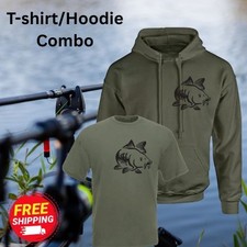 CARP FISHING CLOTHING, HOODIE / T-SHIRT COMBO
