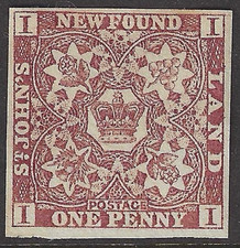 Newfoundland 1857 1d - 1,