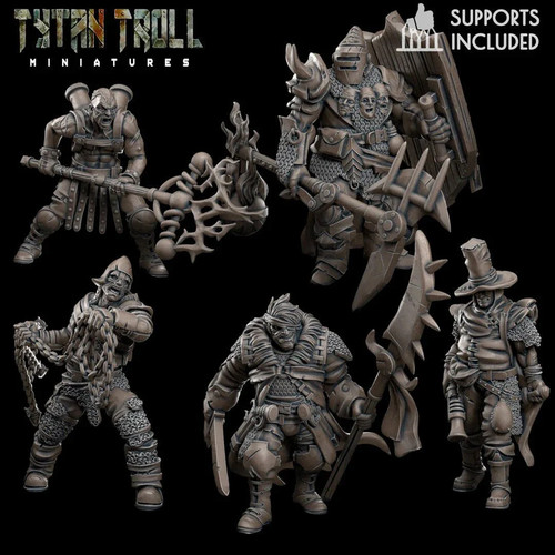 Wasteland pilgrims miniature - pilgrims,