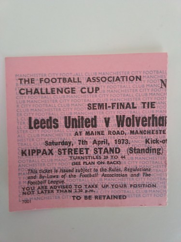 Leeds united wolves 1973 - leeds,