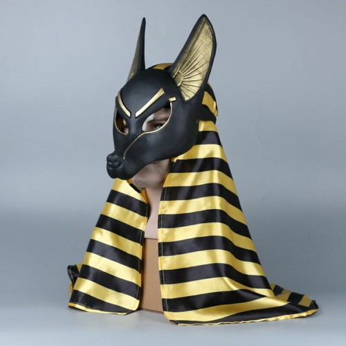 Egyptian anubis mask hood - anubis,