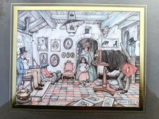 Framed Anton Pieck Fine