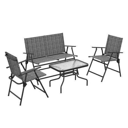 Four piece metal garden - metal,