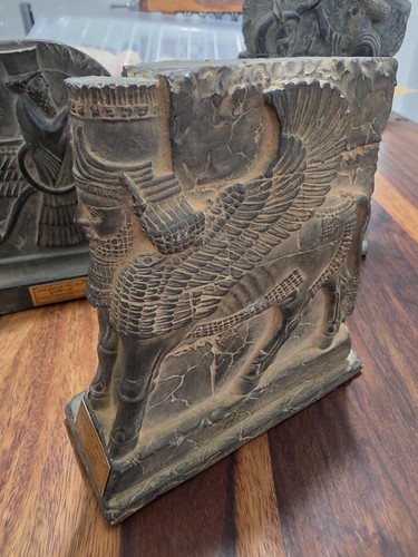 Assyrian lamassu winged bull - assyrian,