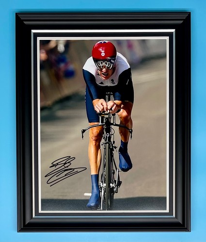 Bradley wiggins signed photo - bradley,