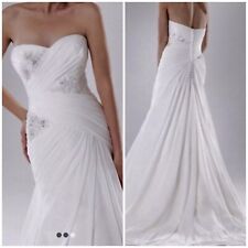 Beautiful Ellis Bridal Ivory Wedding Dress 