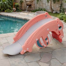 Baby Pink Frog Rocking Horse