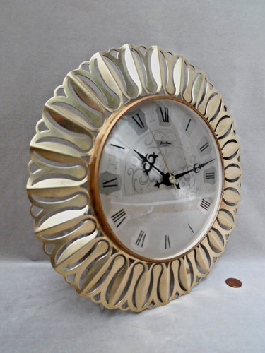 60s sunray wall clock - sunray,