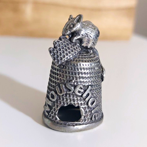 Mousehole pewter sewing - pewter,