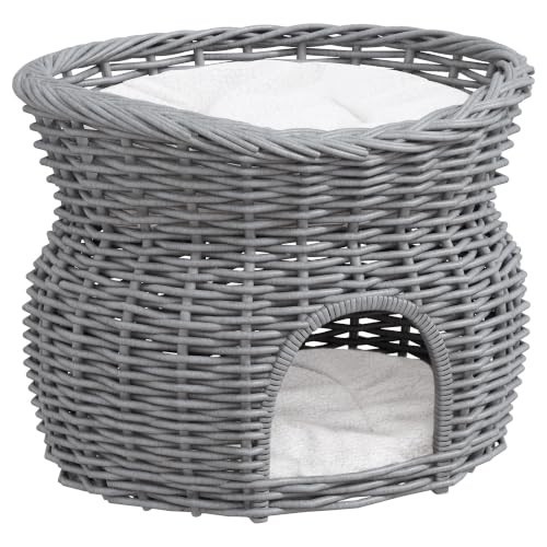 Tier wicker cat - 2-tier,