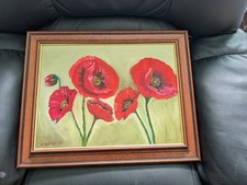 Poppy Hand Painted Original