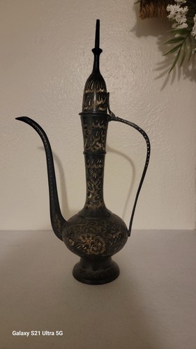 Vtg india 672 teapot - 672, black