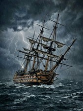 H.M.S VICTORY WEATHERING A
