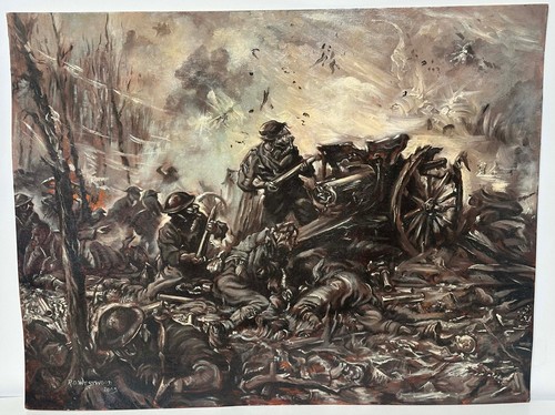 Soldiers battlefield scene - in,