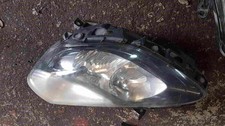 Renault Clio MK3 2009-2012 Passenger NSF Ns Front Headlight Black Backing Cloudy