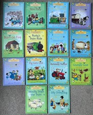 SET OF 14 USBORNE FARMYARD TALES STICKER STORIES BOOKS, NEW & UN-USED, COMPLETE