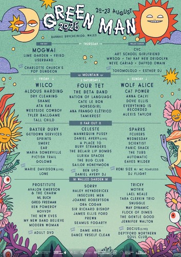 Green man music festival 2026 - green,
