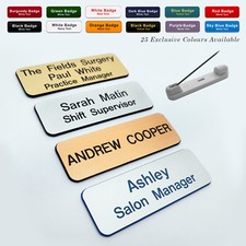 PIN Custom ID Engraved Name