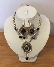 Indian Bridal Tribal Dance Ethnic Mughal Necklace Set Costume Jewellery