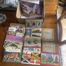 15 Tea Cigarette Cards Books Bundle Job Lot Vintage 100s of loose cards Rare Gem