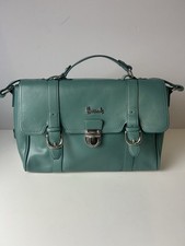 Harrods Teal Green Satchel