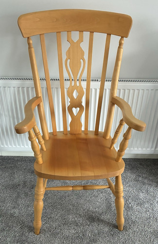 Windsor armchair beech spindle - beech,