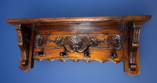 Atq french hand carved wood - atq,