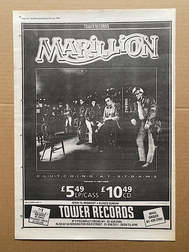 Marillion clutching straws - clutching, at