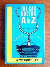 Vintage Book "The Car Doctor A to Z" by B. C. MacDonald (1966, Paperback)