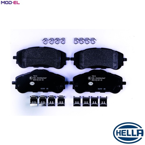 Brake pad set disc - brake, 8db