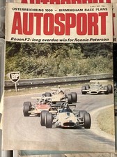 Autosport Magazine 1 July 1971 Ronnie Peterson Wins Rouen F2 Stewart CanAm