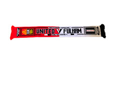 MANCHESTER UNITED V FULHAM FOOTBALL SCARF