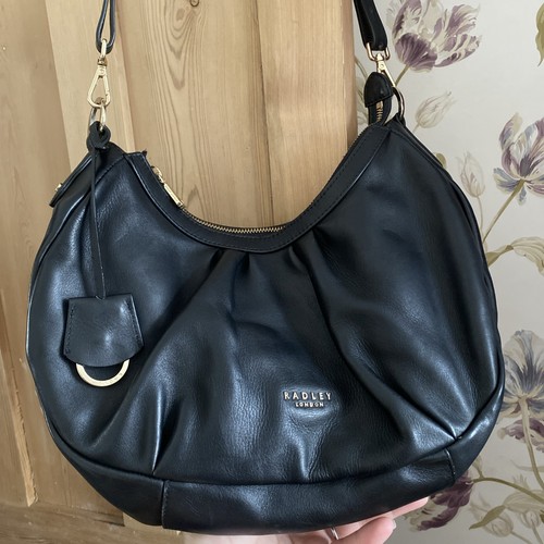 Medium black leather radley - medium,