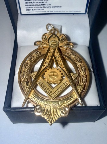 Rare vintage freemason 12k - vintage,
