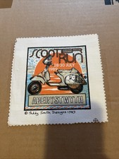 PADDY SMITH ABERYSTWYTH 1989 SCOOTER PATCH CLOTH