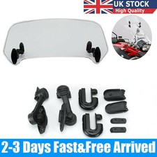 Motorcycle Clip On Windshield