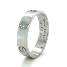 Authentic Cartier 18ct White Gold Love Ring 7.36g RRP $3,650*