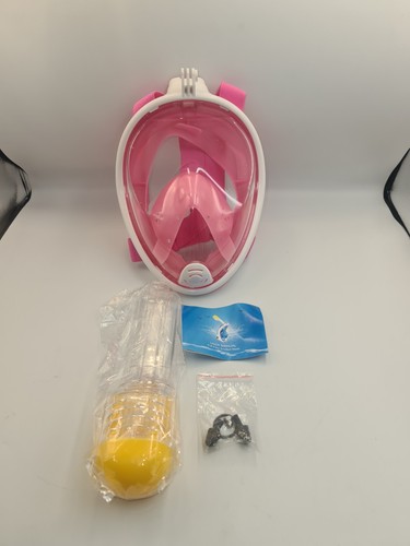 Pink full face snorkel - face, mask