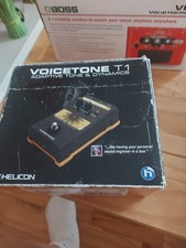TC-Helicon Voicetone T1 Adaptive Tone & Dynamics Vocal Effect Pedal A1 condition